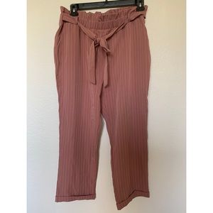 Charlotte Russe Striped Trouser